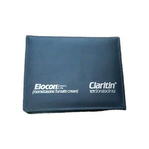 Claritin Elocon Drug Rep Folder Sticky Note Pad Advertising Vintage 2002